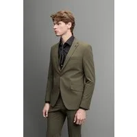 Digel Anzugsakko Allan (1-tlg., Polyester-Viskosemix) Touching Buttons, Abnehmbarer Revers-Pin