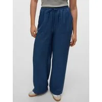 Vero Moda Schlupfhose VMMELANEY HW LOOSE PANT WVN GA NOOS Kunstfaser, loose fit