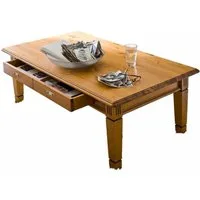 Casamia Couchtisch Couchtisch Wohnzimmer Tisch Florenz 130 x 75 cm Pinie Nordica massiv s