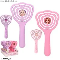 Depesche Spiel TOPModel Haarbürste Teddy-Form - 1 von 2 Designs zufällig