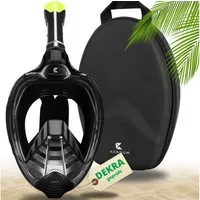 Khroom Schnorchel Schnorchelmaske Erwachsene / Kinder, CO2 sicher, Vollgesichtsmaske (DEKRA geprüft), Seaview X