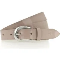 Tamaris Ledergürtel "Carolin Silver" weiches Lack-Rindleder mit hochglänzendem Finish