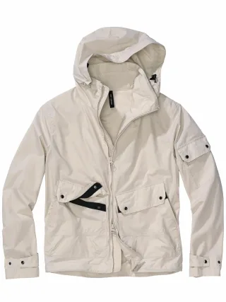 Mey & Edlich Herren Sommernachtsjacke Beige 100 % Baumwolle