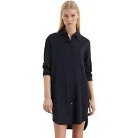 Marc O'Polo Hemdblusenkleid aus fließendem Viskose-Stretch