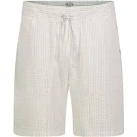SUBLEVEL Shorts Herren Kurze Hose aus Seersucker Sommershorts, elastischer Gummibund, Streifen