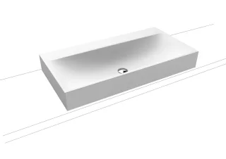 Kaldewei Aufsatzwaschtisch SILENIO Mod.3043, 900x460, alpinweiß matt,PEFF,AD,oÜL 904206313711