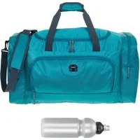 ELEPHANT Sporttasche groß Reisetasche Sport Tasche Trainer L 55 cm, 40 Liter Saunatasche Fußball Large Gym + Trinkflasche