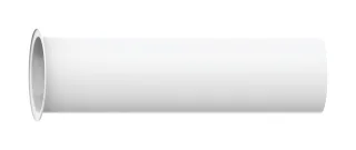 Hansgrohe gerades Rohr, m. Bord, 32 mm, L = 300 mm mattweiss, 53428700 53428700