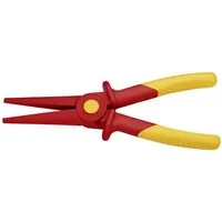 Knipex Flachzange VDE Flachrundzange aus Kunststoff isolierend 98 62 02