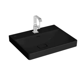 VitrA New Metropole Waschtisch wandgebunden rechteckig 60 x 47 cm mit Hahnloch,7526B483-7210 7526B483-7210