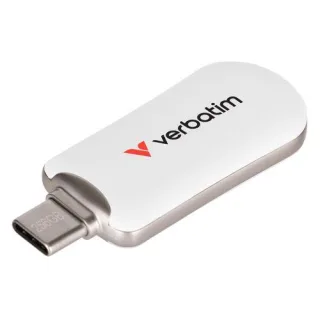 Verbatim Plectra White 256GB USB-C Flash Drive 30230