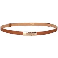MIRROSI Ledergürtel Damen Gürtel Echtleder, Made in Italy, 18mm breit (Passt fast zu jeder Hosenschlaufe) Einheitsgröße (Geeignet für einen Hüftumfang von ca. 55 bis 100 cm)