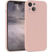 EAZY CASE Handyhülle für Apple iPhone 13 Hülle Silikon 6,1 Zoll, Hülle mit Kameraschutz Bumper Case silikonschutzhülle Rosa / Altrosa