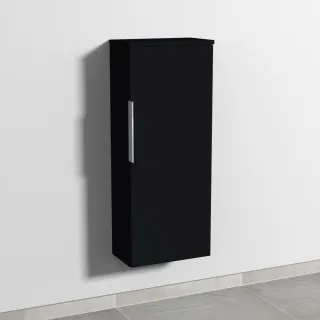 Sanipa 3way Mittelschrank mit 1 Tür, Schwarz-Matt, UF16908 UF16908