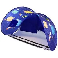 Best Direct® Betttunnel Sleepfun Tent® Bettzelt (1-St), Pop Up Zelt, mit Leselampe und Aufbewahrungstasche 70x200cm