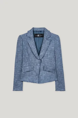 Luisa Cerano - Anzüge / Blazer / Sakkos Weiblich jeans blue - Gr. - 36