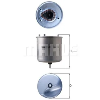 Mahle Kraftstofffilter Citroen Fiat Mitsubishi Peugeot Toyota