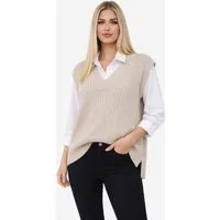 Worldclassca Pullunder WORLDCLASSCA Damen Strickpullunder mit Bluseneinsatz 2 in 1 Fashion Neue Kollektion - Stilvolle und gemütliche Strickmode für Damen