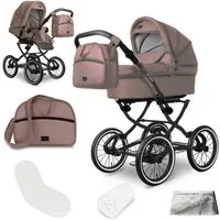 bergsteiger Kombi-Kinderwagen Venedig Retro-Kinderwagen 3in1, (10-tlg)