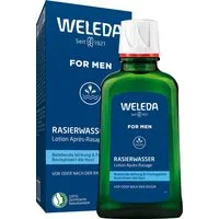 WELEDA Rasieremulsion FOR MEN RASIERWASSER, vor und nach der Rasur, pflegt & desinfiziert kleine Schnittwunden