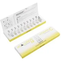 ALCINA Gesichtsserum ALCINA HYALURON 2.0 10-Tage-Intensiv-Kur Vitamin C Ampullen Packung, Vital-Aktiv Ampulle mit Vitamin C glättet und festigt Haut.