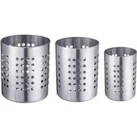 WESTMARK Besteckkorb 3 Stk., ø 68 + ø 100 + ø 120 mm, rostfreier Edelstahl, drei Größen, robust, spülmaschinengeeignet