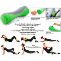 Maximex Massagerolle Faszienrolle mit Vibrationsmassage Maße Ø: 10 cm x H: 37 cm (1-tlg)