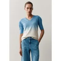 MORE&MORE Strickpullover leichter, trendy V-Neck Pullover