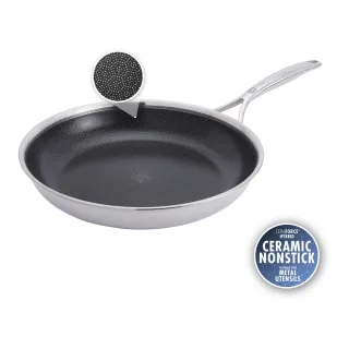 ZWILLING Peak Bratpfanne 24 cm, 18/10 Edelstahl, Silber