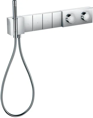Hansgrohe Thermostatmodul Unterputz Select Axor Edge F-Set 4 Verbr.Diamantschliff chrom, 46721000 46721000