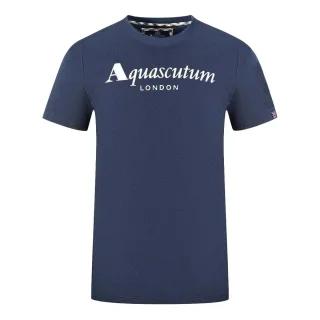 Aquascutum - "London" T-Shirt für Herren (Marine)