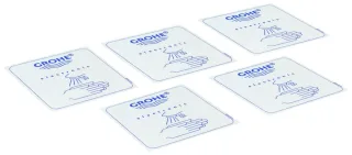 Grohe Sticker 42177 f. WT-Einlochbatt. mit Elektronik-Piktogramm 5 Stk., 4217700M 4217700M