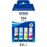 Epson 104, original Epson ecotank Tintenpatrone (Packung, 4-tlg., Multipack)
