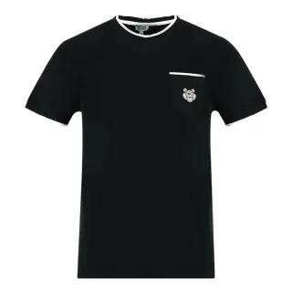 Schwarzes T-shirt Mit Kenzo-logo Auf Der Tasche