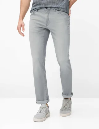 Brax Herren Five-Pocket-Hose Style CHUCK, denim grau, Gr. 42/34