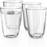 Eva Solo Glas Facette 340 ml, 4-tlg., Glas, 4er Set