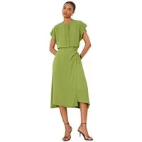LIPSY Midikleid Lipsy Kurzärmeliges Blousonkleid in Midilänge (1-tlg)