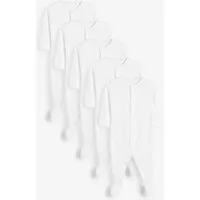 Next Schlafoverall Baby Basic-Pyjamas, 5er-Pack (5-tlg)