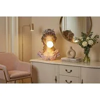 riess-ambiente Tischleuchte LADY 60cm mehrfarbig – Büsten-Skulptur, Lampenkugel, Deko-Figur, Frau, keine besonderen Funktionen, ohne Leuchtmittel, Designleuchte als Statement Piece – ideal für exklusive Wohnkonzepte