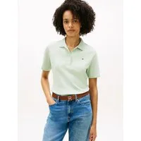 Tommy Hilfiger Poloshirt 1985 REG PIQUE POLO mit Logo-Stickerei, Seitenschlitze, Regular Fit