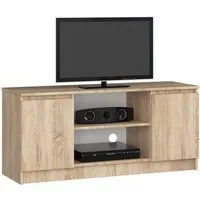 Raumhirsch Furniture Lowboard, TV-Schrank - Elegantes Design für Ihr Wohnzimmer - Fernsehtisch, 120 cm für TV bis 65", 2 Türen, 2 Böden, bis 75 kg, kratzfest