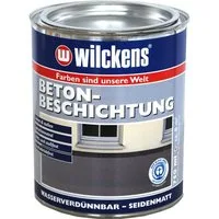 Wilckens Farben Zementfarbe Betonbeschichtung LF, Silbergrau (RAL 7001), Einkomponentige, wasserverdünnbare Spezial-farbe für Fußböden