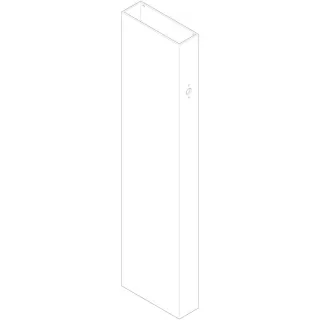 Dornbracht Rechteckrohr 092822264-33 schwarz matt