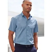 H.I.S Kurzarmhemd Regular-fit elastisches Jaquard-Kurzarmhemd