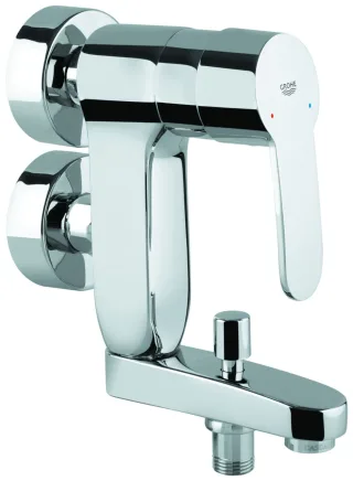 Grohe Einhebel-Wannenbatterie Eurostyle C Vertica, 23301 Wandmontage chrom 23301000