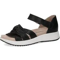 Caprice Riemchensandale, Keilsandalette, Sommerschuh, Bequemschuh mit Klettverschluss