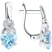 Secretforyou Creolen-Set Ohrringe Creolen 925 Silber Topas Zirkonia Steine Echtschmuck