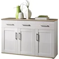 moebel-dich-auf Sideboard ELEGANCE (Kommode, in Sibiu-Lärche Nb. Absetzung: San Remo hell im Landhausstil)
