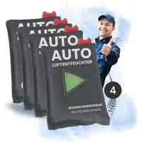 TronicXL Auto-Entfeuchter 4 Auto Luftentfeuchter Zubehör für PKW Wohnmobil Wohnwagen Entfeuchter, für PKW, LKW, Auto, Cockpit, Camping, zelt, wiederverwendbar