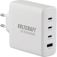 VOLTCRAFT VOLTCRAFT UC-3C1A140W01 USB Ladegerät 140 W 3x USB-C®, 1x USB-A USB PD USB-Ladegerät (UC-3C1A140W01)